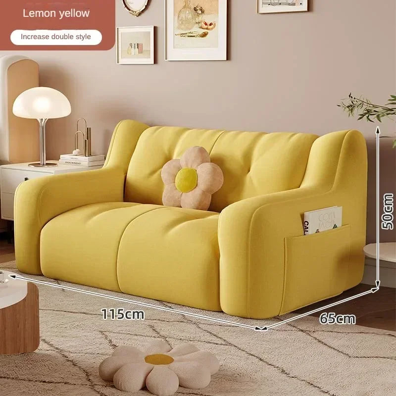 Luxury Home Sofa Modern Small Sofa Lazy Leisure Balcony FloorRecliner Italian Living Room Sofás Para Salón Postmodern Furniture