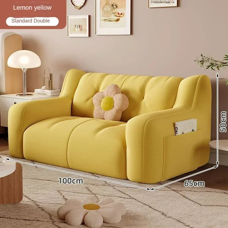 Luxury Home Sofa Modern Small Sofa Lazy Leisure Balcony FloorRecliner Italian Living Room Sofás Para Salón Postmodern Furniture