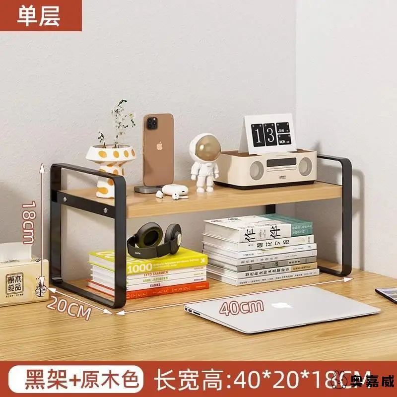 Office Desk Top Storage Ra Layered Bookelf Student Dormi Desk Organizer Desktop elf Office Furniture Accory
