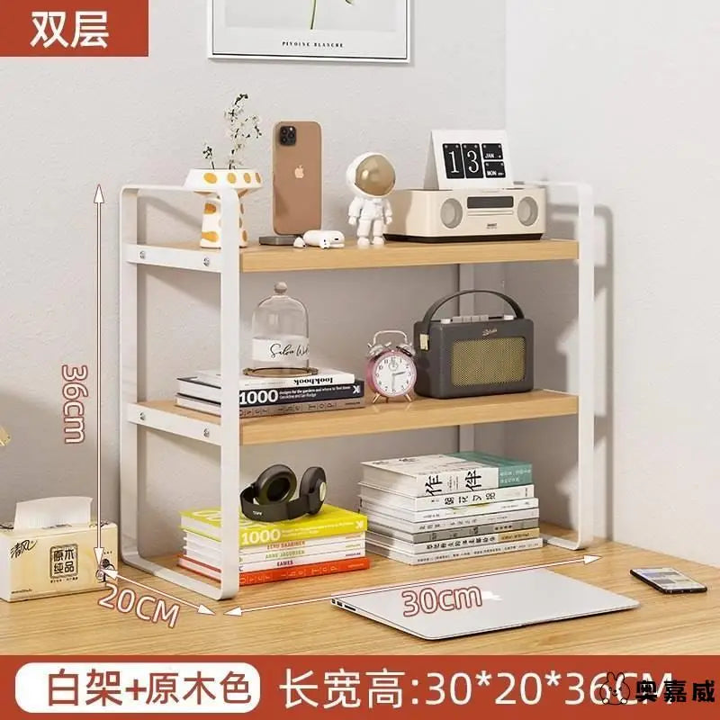 Office Desk Top Storage Ra Layered Bookelf Student Dormi Desk Organizer Desktop elf Office Furniture Accory