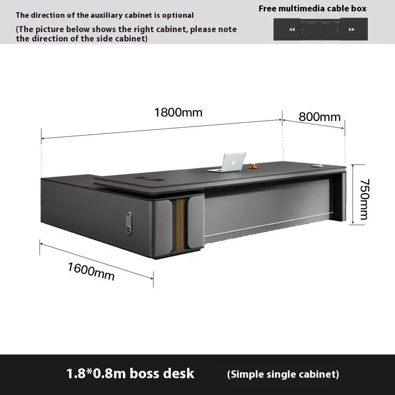 Bedroom Luxury Modern Boss Office Desk Work Art Stand Up Filing Cabinets Office Desk Gadgets Storage Ufficio Salon Furniture
