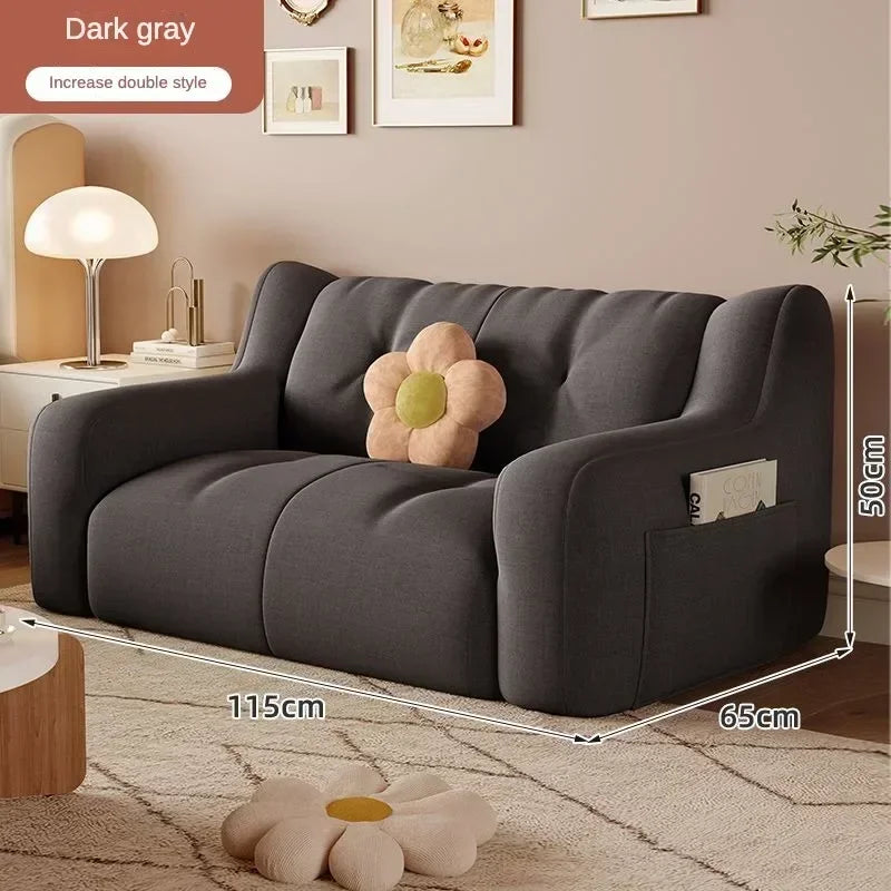 Luxury Home Sofa Modern Small Sofa Lazy Leisure Balcony FloorRecliner Italian Living Room Sofás Para Salón Postmodern Furniture