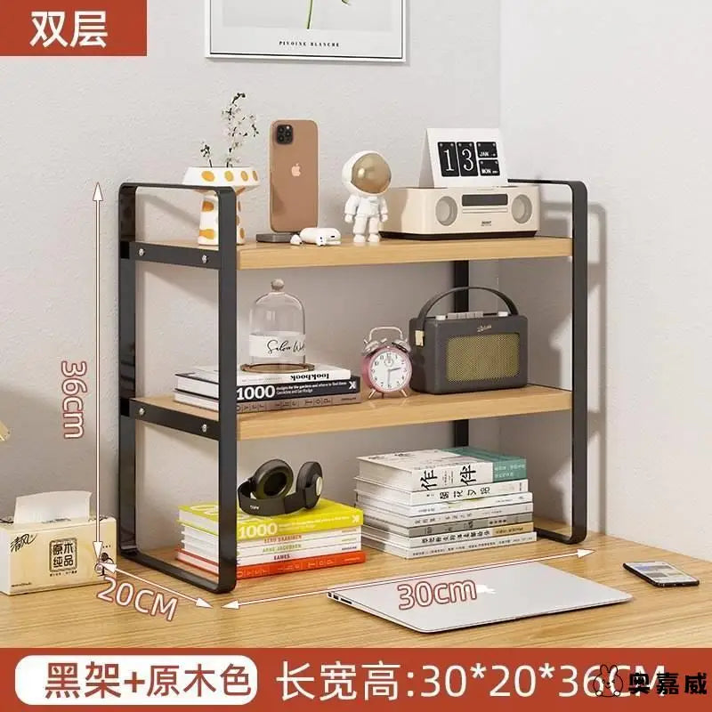 Office Desk Top Storage Ra Layered Bookelf Student Dormi Desk Organizer Desktop elf Office Furniture Accory