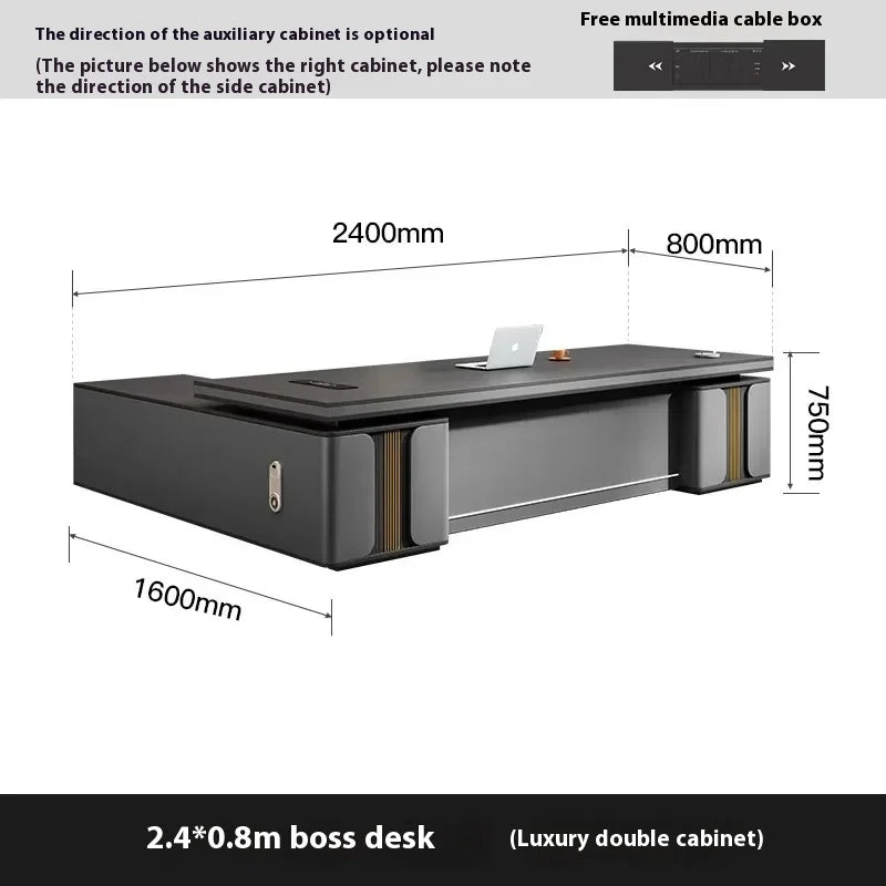 Bedroom Luxury Modern Boss Office Desk Work Art Stand Up Filing Cabinets Office Desk Gadgets Storage Ufficio Salon Furniture