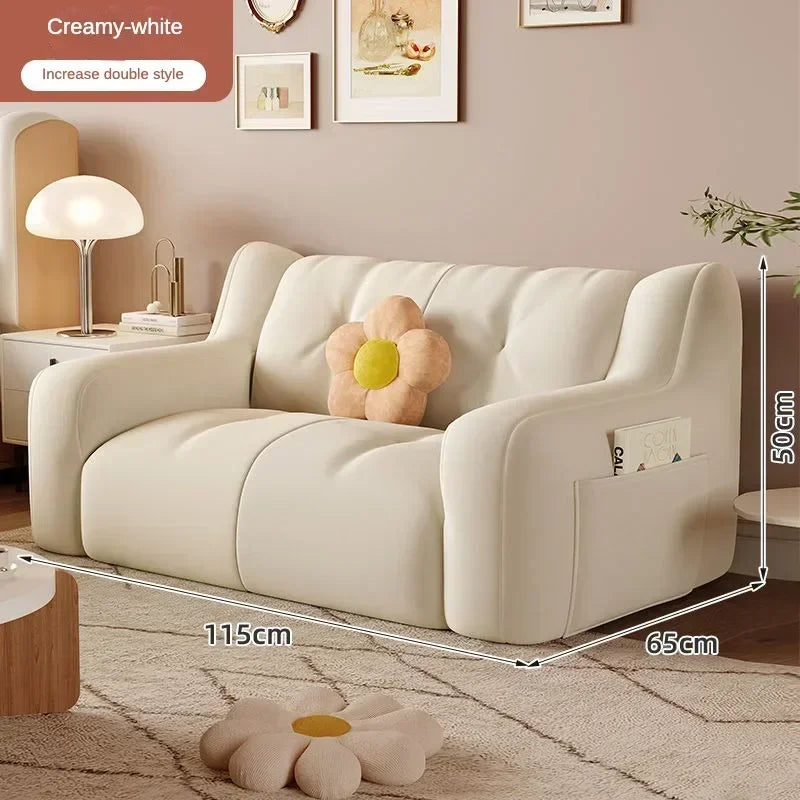 Luxury Home Sofa Modern Small Sofa Lazy Leisure Balcony FloorRecliner Italian Living Room Sofás Para Salón Postmodern Furniture