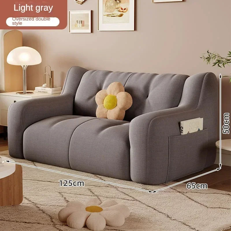 Luxury Home Sofa Modern Small Sofa Lazy Leisure Balcony FloorRecliner Italian Living Room Sofás Para Salón Postmodern Furniture
