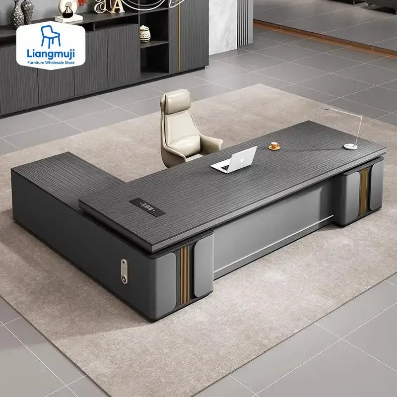 Bedroom Luxury Modern Boss Office Desk Work Art Stand Up Filing Cabinets Office Desk Gadgets Storage Ufficio Salon Furniture