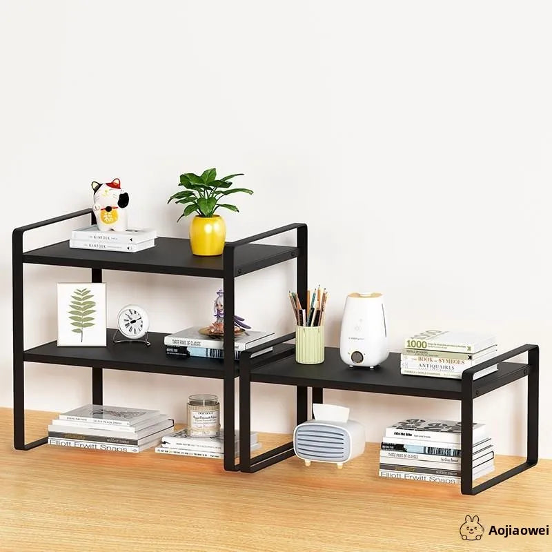 Office Desk Top Storage Ra Layered Bookelf Student Dormi Desk Organizer Desktop elf Office Furniture Accory