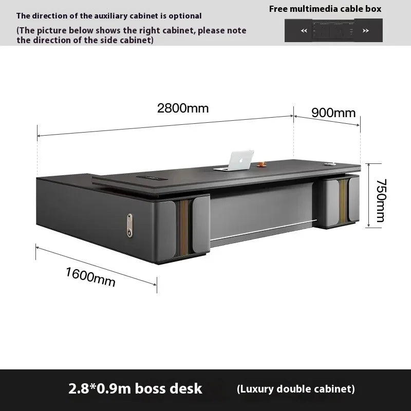 Bedroom Luxury Modern Boss Office Desk Work Art Stand Up Filing Cabinets Office Desk Gadgets Storage Ufficio Salon Furniture