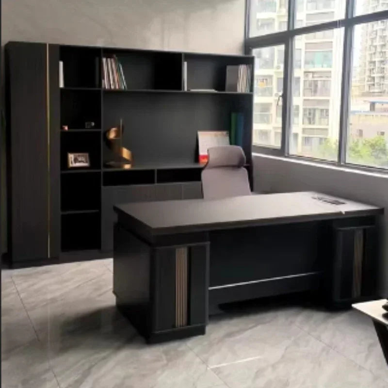Bedroom Luxury Modern Boss Office Desk Work Art Stand Up Filing Cabinets Office Desk Gadgets Storage Ufficio Salon Furniture