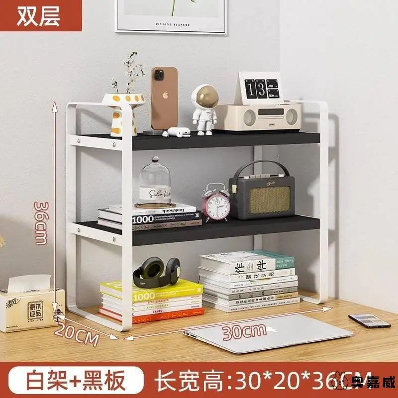 Office Desk Top Storage Ra Layered Bookelf Student Dormi Desk Organizer Desktop elf Office Furniture Accory