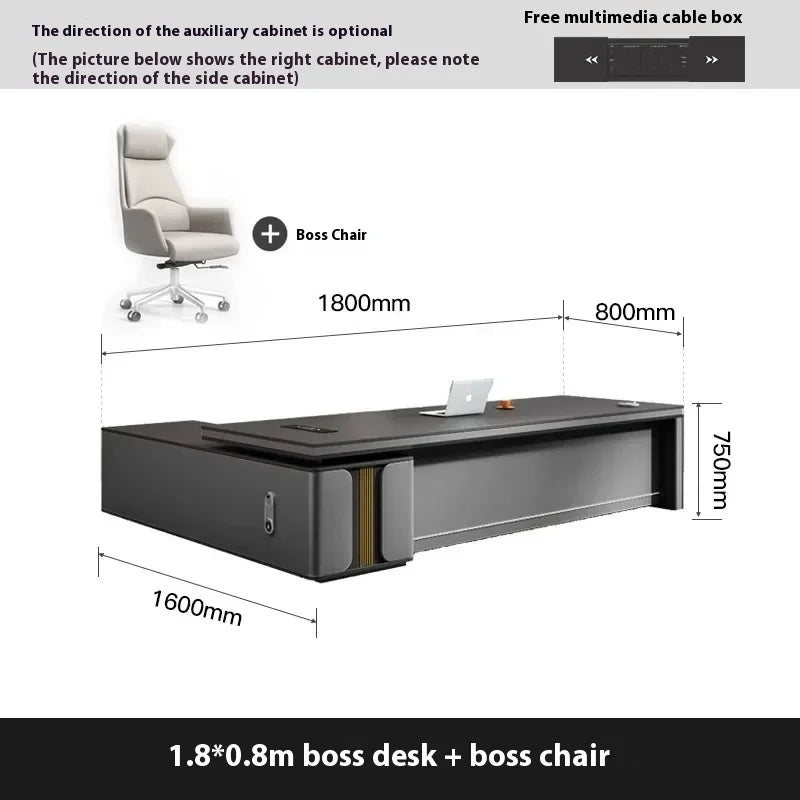 Bedroom Luxury Modern Boss Office Desk Work Art Stand Up Filing Cabinets Office Desk Gadgets Storage Ufficio Salon Furniture