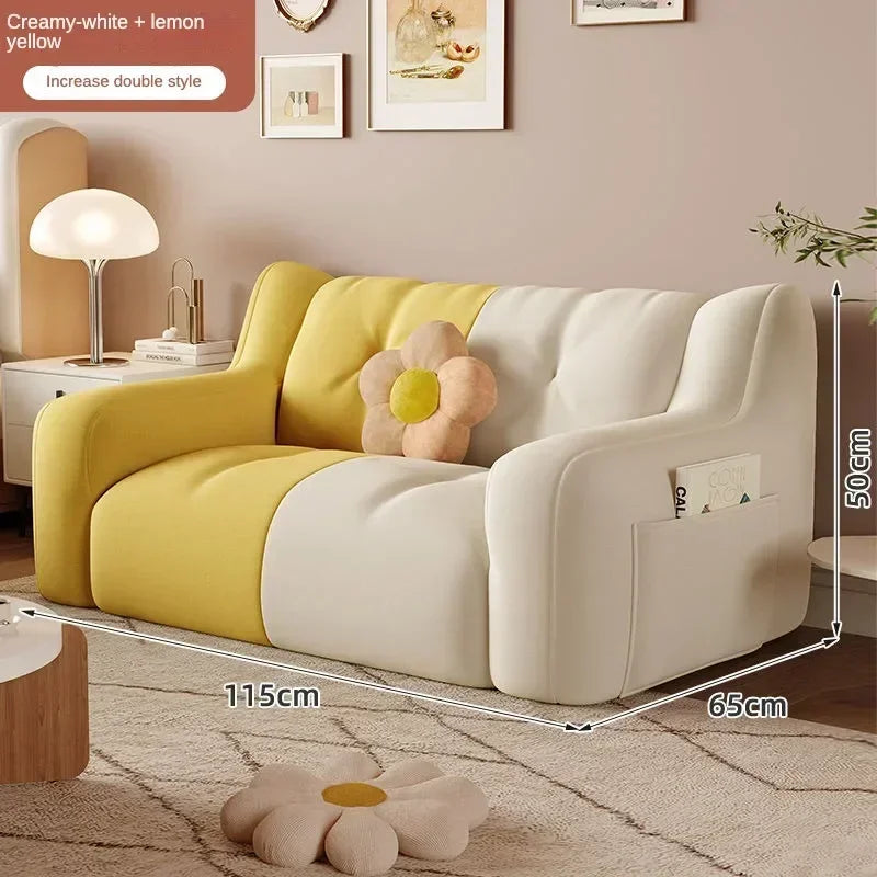 Luxury Home Sofa Modern Small Sofa Lazy Leisure Balcony FloorRecliner Italian Living Room Sofás Para Salón Postmodern Furniture