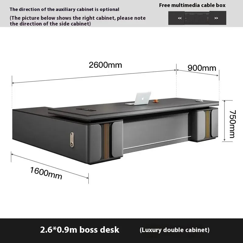Bedroom Luxury Modern Boss Office Desk Work Art Stand Up Filing Cabinets Office Desk Gadgets Storage Ufficio Salon Furniture