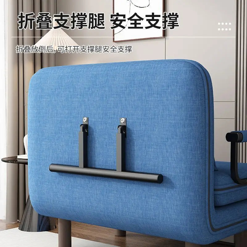 Modern folding sofa bed apartment small apartment simple single and double folding sofa with armrest