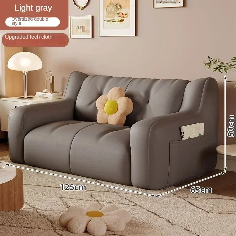 Luxury Home Sofa Modern Small Sofa Lazy Leisure Balcony FloorRecliner Italian Living Room Sofás Para Salón Postmodern Furniture