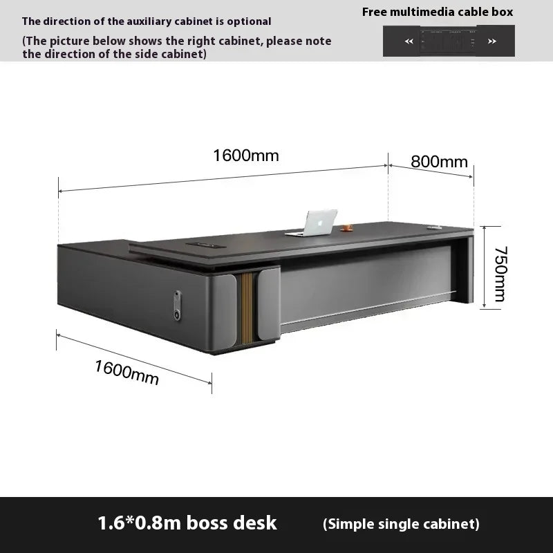 Bedroom Luxury Modern Boss Office Desk Work Art Stand Up Filing Cabinets Office Desk Gadgets Storage Ufficio Salon Furniture