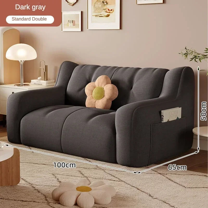 Luxury Home Sofa Modern Small Sofa Lazy Leisure Balcony FloorRecliner Italian Living Room Sofás Para Salón Postmodern Furniture