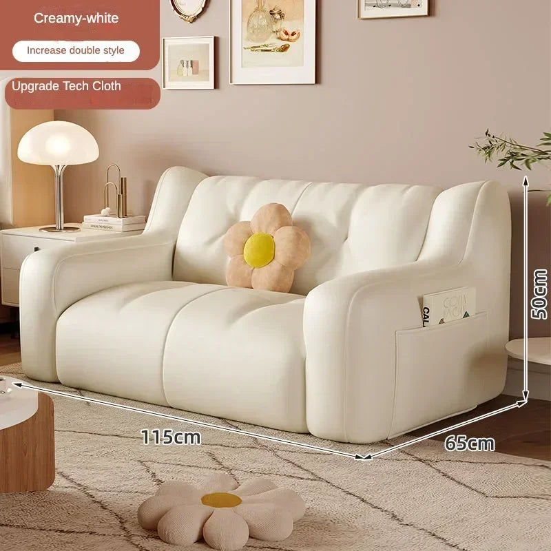 Luxury Home Sofa Modern Small Sofa Lazy Leisure Balcony FloorRecliner Italian Living Room Sofás Para Salón Postmodern Furniture