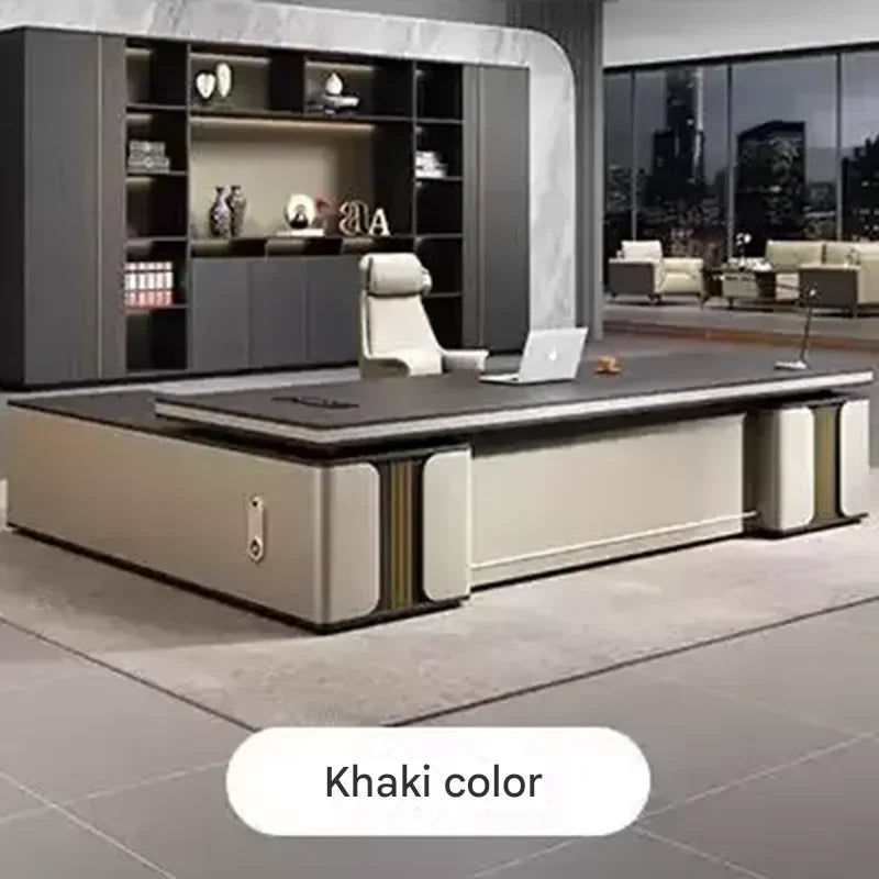 Bedroom Luxury Modern Boss Office Desk Work Art Stand Up Filing Cabinets Office Desk Gadgets Storage Ufficio Salon Furniture