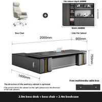 Bedroom Luxury Modern Boss Office Desk Work Art Stand Up Filing Cabinets Office Desk Gadgets Storage Ufficio Salon Furniture