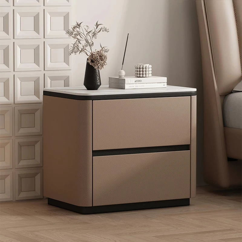Low Organizer Bedside Table Bedroom Mobile Cabinets Drawers Luxury Storage Nightstand Librero Mesa De Cabeceira Trendy Furniture