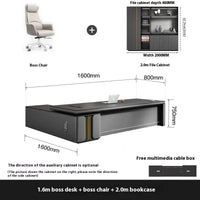 Bedroom Luxury Modern Boss Office Desk Work Art Stand Up Filing Cabinets Office Desk Gadgets Storage Ufficio Salon Furniture