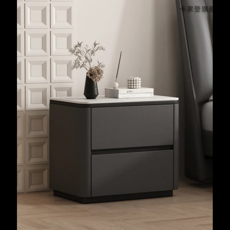 Low Organizer Bedside Table Bedroom Mobile Cabinets Drawers Luxury Storage Nightstand Librero Mesa De Cabeceira Trendy Furniture