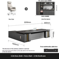 Bedroom Luxury Modern Boss Office Desk Work Art Stand Up Filing Cabinets Office Desk Gadgets Storage Ufficio Salon Furniture