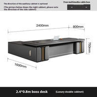 Bedroom Luxury Modern Boss Office Desk Work Art Stand Up Filing Cabinets Office Desk Gadgets Storage Ufficio Salon Furniture