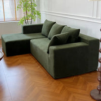 Modern Upholstered Corner Sofa Fabric