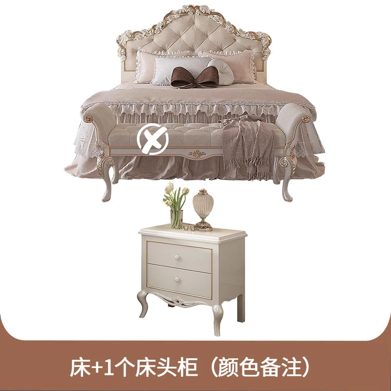 Clear Decoration Bed Lounge Unique Creative Designer Modern Luxury Nordic Bed Save Space Girls Letto Matrimoniale Home Products