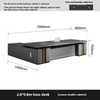 Bedroom Luxury Modern Boss Office Desk Work Art Stand Up Filing Cabinets Office Desk Gadgets Storage Ufficio Salon Furniture