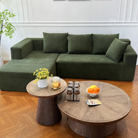 Modern Upholstered Corner Sofa Fabric