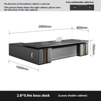 Bedroom Luxury Modern Boss Office Desk Work Art Stand Up Filing Cabinets Office Desk Gadgets Storage Ufficio Salon Furniture