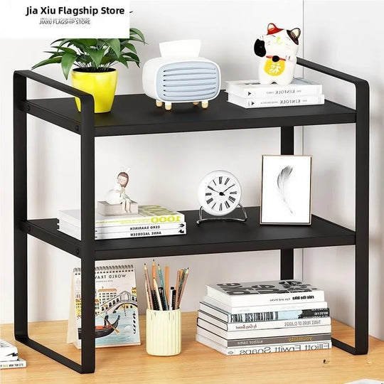 Office Desk Top Storage Ra Layered Bookelf Student Dormi Desk Organizer Desktop elf Office Furniture Accory