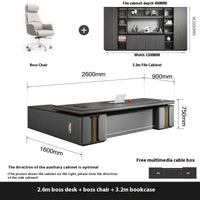Bedroom Luxury Modern Boss Office Desk Work Art Stand Up Filing Cabinets Office Desk Gadgets Storage Ufficio Salon Furniture