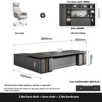 Bedroom Luxury Modern Boss Office Desk Work Art Stand Up Filing Cabinets Office Desk Gadgets Storage Ufficio Salon Furniture