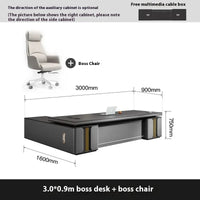 Bedroom Luxury Modern Boss Office Desk Work Art Stand Up Filing Cabinets Office Desk Gadgets Storage Ufficio Salon Furniture