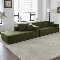 Modern Upholstered Corner Sofa Fabric