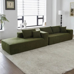 Modern Upholstered Corner Sofa Fabric