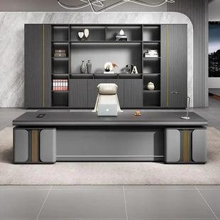 Bedroom Luxury Modern Boss Office Desk Work Art Stand Up Filing Cabinets Office Desk Gadgets Storage Ufficio Salon Furniture