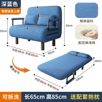 Modern folding sofa bed apartment small apartment simple single and double folding sofa with armrest