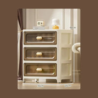 Home storage cabinet multi-layer drawer storage cabinet snack toys chest of drawers bedside table plastic storage cabinet